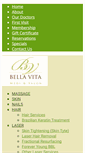 Mobile Screenshot of bellavitamedispa.com